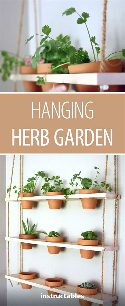 Diy Hanging Herb Garden Diy Hanging Herb Garden Hanging Herb Garden