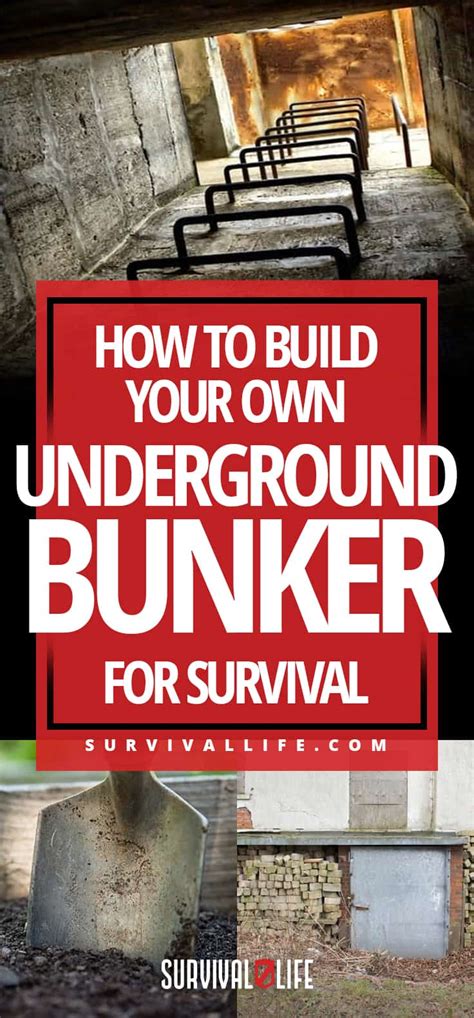 Building a bunker could be a great choice as there are at least dozen shtf scenarios where your life can be saved by having an underground bunker to hide and spend some time in. How To Build Your Own Underground Bunker For Survival ...