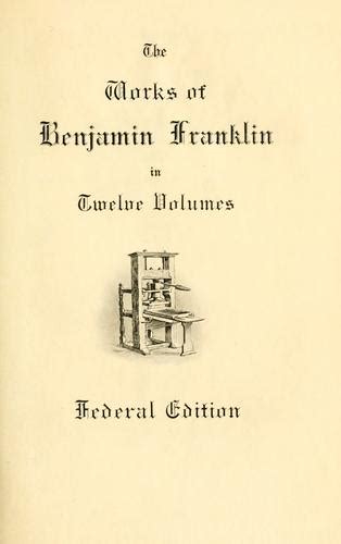 The Works Of Benjamin Franklin By Benjamin Franklin Open Library