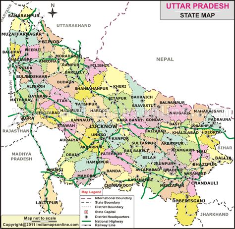 Uttar Pradesh Map Up Map Explore State Map Of Uttar Pradesh Is A