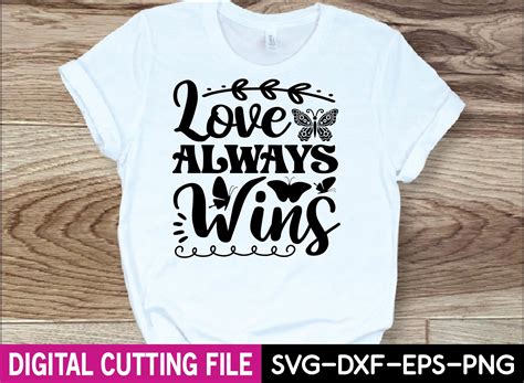 Love Always Wins Svg Design Graphic By Design House · Creative Fabrica
