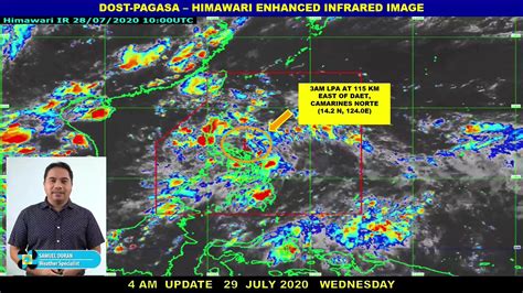 Dostpagasa Public Weather Forecast Issued At 400 Am July 29 2020
