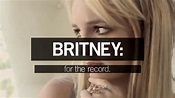 Britney: For The Record (Interview Parts) - YouTube