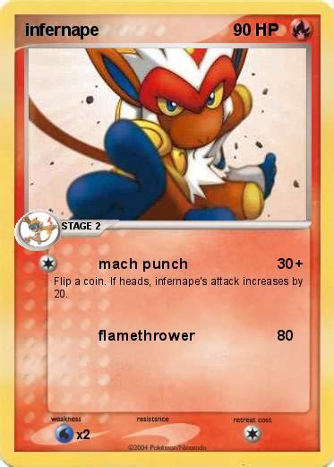 All of its notable wins are better handled by other once again, infernape has no place in the ultra league due to holding no niche of its own. Pokémon infernape 82 82 - mach punch - My Pokemon Card