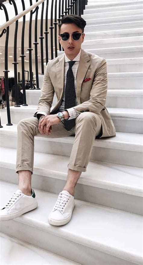 10 Dapper Ways To Style Suits With Sneakers Like A Pro