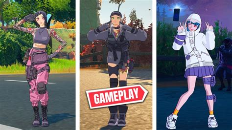 Cyber Infiltration Pack Gameplay In Fortnite Anime Skins Youtube
