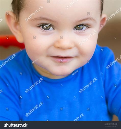 Image Cute Baby Boy Closeup Portrait Stock Photo 147350660 Shutterstock