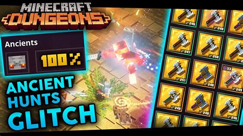Minecraft dungeons ancient hunts runes. Overpowered Ancient Hunts Glitch - (Farm Gilded Items ...