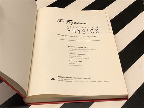 The Feynman Lectures On Physics Volume 1 1963 Hardcover Book
