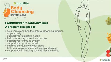 Nutrilite Body Cleansing Program Weds 25th January 6pm GMT A 21 Day