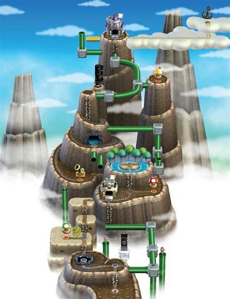 Best New Super Mario Bros Wii World Map Part 2 Mario Amino