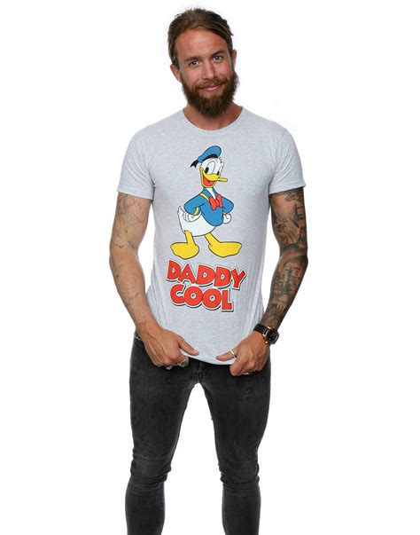 Disney Mens Donald Duck Daddy Cool T Shirt Ebay