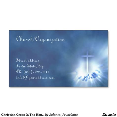 Free Printable Religious Business Card Templates Plumaso