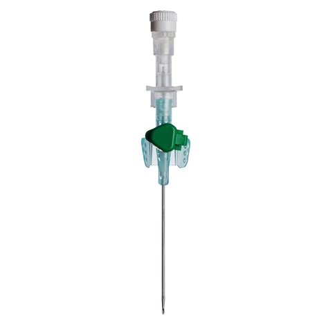 Pack Of 10 18g Green Ported Safety Cannula St John Ambulance