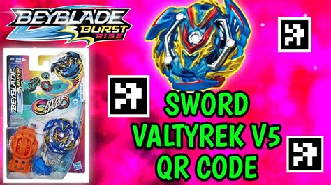 All beyblade burst rise app qr codes! Sword Valtryek V5 QR CODE BEYBLADE BURST RISE APP - YouTube