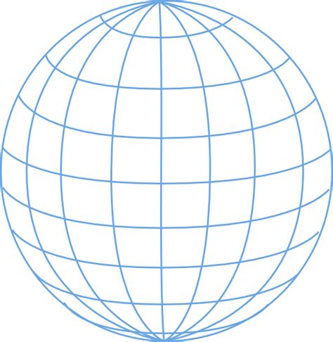 Add A Classic Touch With Globe Outline Cliparts