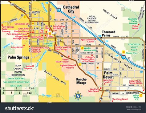 Map Of California Showing Palm Springs Printable Maps