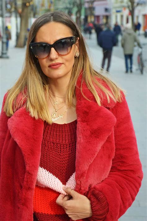 I decided to make a blog about fashion because fashion really is a girls best friend. Red Fur Coat - The Fashion Tag Blog
