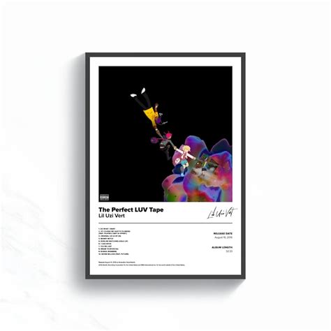 Lil Uzi Vert Poster The Perfect Luv Tape Album Cover Etsy