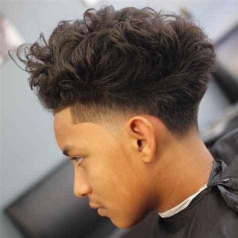 Fade Taper Blowout Fade Taper Cortes De Pelo Para Hombre Cachos E Outras Ondas