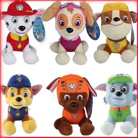 20cm Paw Patrol Dog 6 Color Plush Toys Soft Puppy Canine Plush Dolls