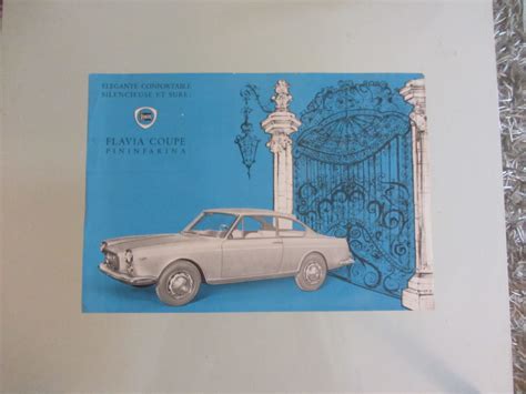 Épinglé Par Gaudichau Sur Voitures Lancia Brochures Des Années 60