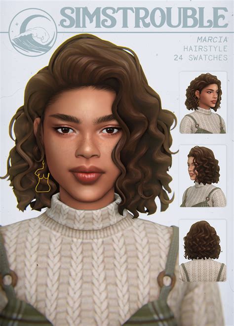 15 Real Cute Sims 4 Curly Hair Cc