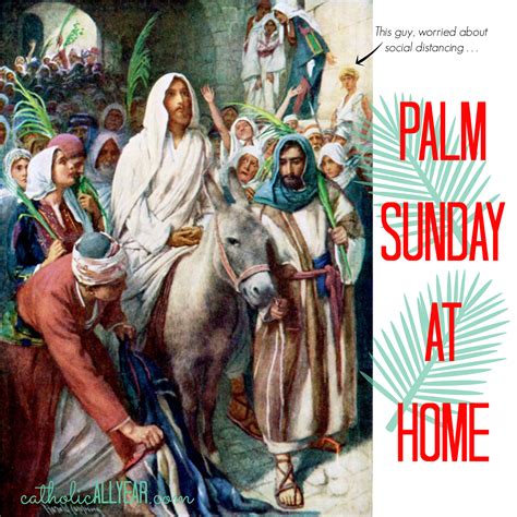 Palm Sunday At Home And Every Cay Printable For Holy Week Catholic