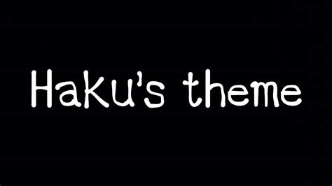 Hakus Theme Naruto Unreleased Theme Piano Youtube