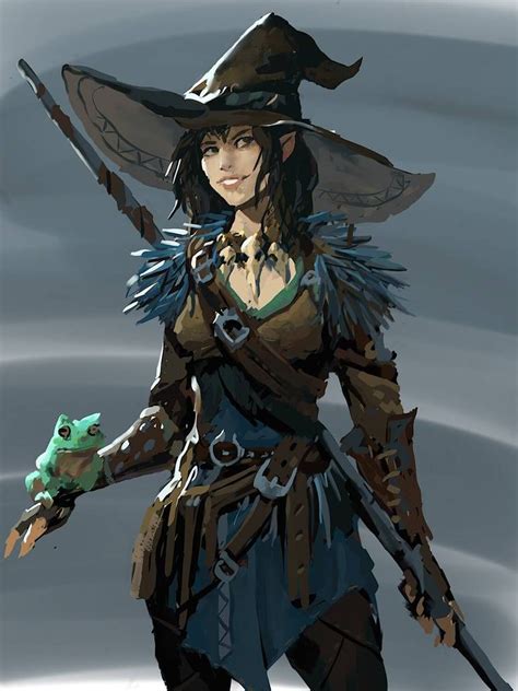 Witch By Beaver Skin In 2020 Witch Characters Fantasy Witch