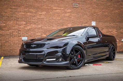 holden commodore vf ss ute altair matte black with gloss black lip 1614120301 car gallery