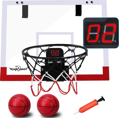 Eaglestone Mini Basketball Hoop Set For Kids Electronic Score Record