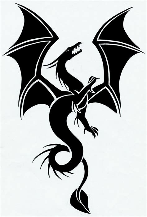 flying dragon tattoo