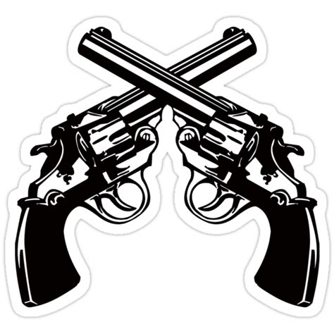 Revolvers Stickers By Karl Whitney Redbubble