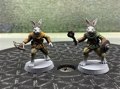 3d Printable Rabbit Fighter Pre Supported By Vae Victis Miniatures
