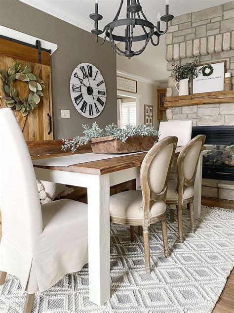 15 Amazing Farmhouse Dining Room Decor Ideas And Trends 2022