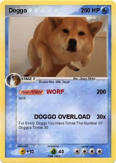 Pokémon Doggo 9 9 Worf My Pokemon Card