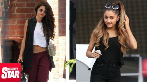 Selena Gomez Vs Ariana Grande Glamorous Fashion Celebrity Star Youtube