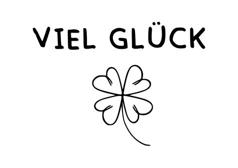 Viel Glück Kleeblatt Banner Svg Grafik Von Filucry · Creative Fabrica