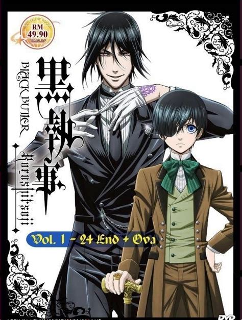 Dvd Anime Black Butler Kuroshitsuji Vol1 24end Ova