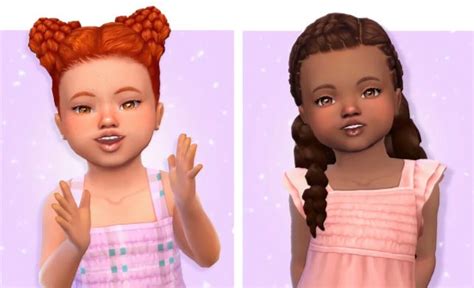 Bobbi And Chun Li Hairstyles Converted For Toddlers Ts4childhair