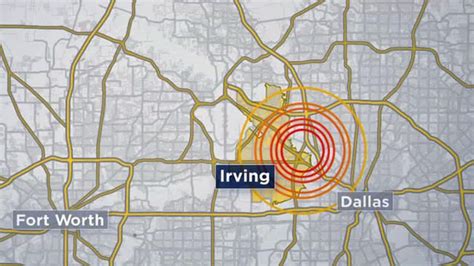 26 Magnitude Earthquake Reported In Irving Earthquake Dallas Fort