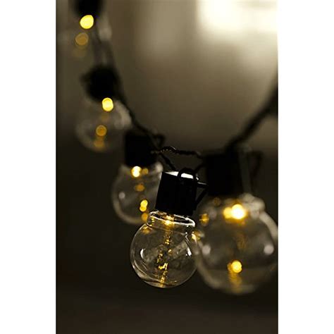 44ft Led Globe String Lights With 50 Warm Bulbs Ul Listed For Indoor