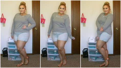 The Curvy Diaries Plus Size Shorts Ootd Youtube