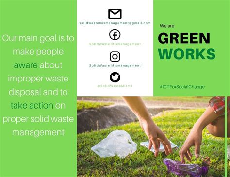 Brochure Of Solid Waste Management GreenWorks In 2021 Greenworks