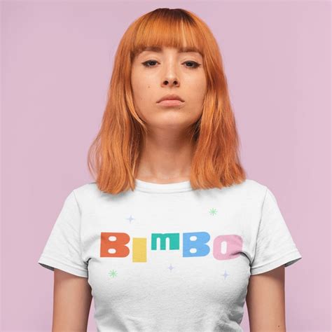Bimbo T Shirt Bimbo Shirt Bimbo Clothing Blonde Bimbo Gay Etsy