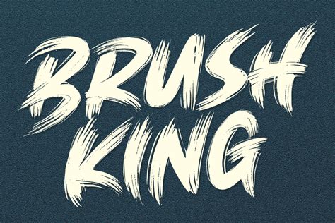 Brush King Brush Font Regular Font Bundles