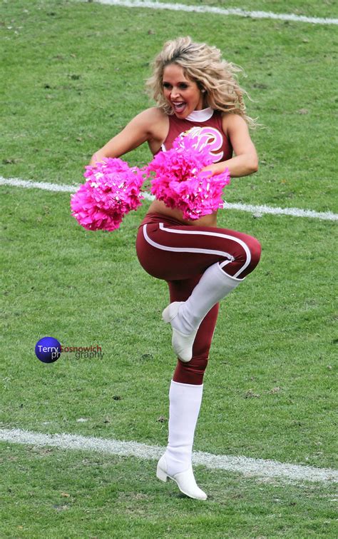 Redskinette Cheerleader Heather On The Field 5 5 Million Views