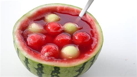 Watermelon Punch In A Watermelon Recipe Youtube