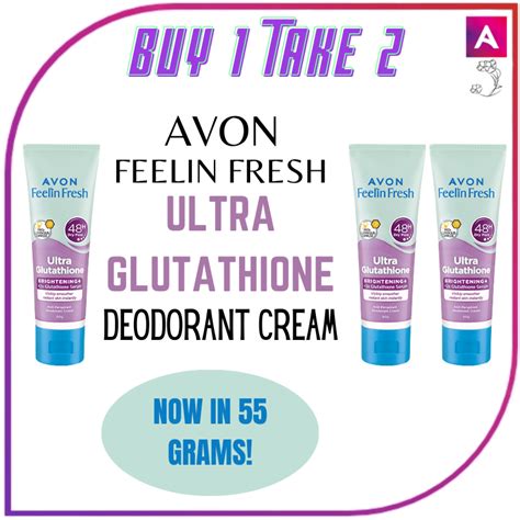 Buy 1 Take 2 Avon Feelin Fresh Ultra Glutathione Brightening Pampa